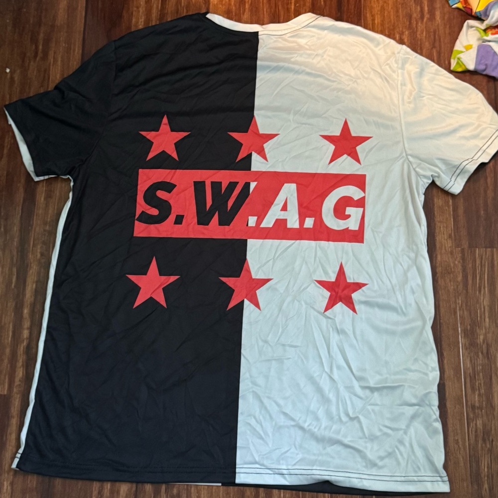 S.W.A.G Black and White Men's Shirt